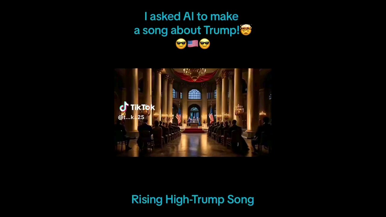 AI generated song about Trump 🤔 something is going on...