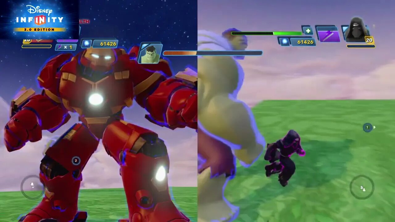 Disney Infinity 3.0 Hulkbuster & Hulk vs Kylo Ren & Boba Fett