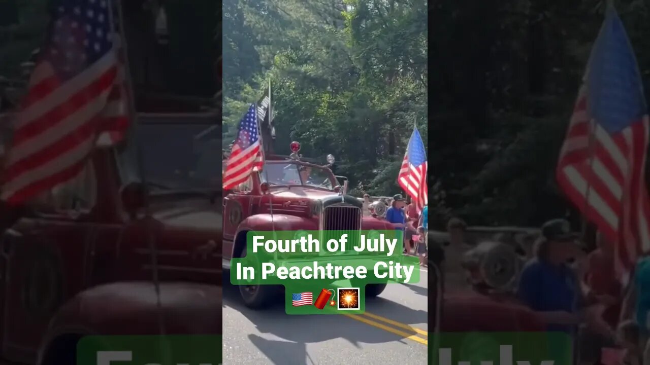 Peachtree City Fourth of July. #4thofjuly #peachtreecity #movingtopeachtree 🇺🇸