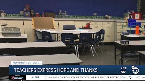 Follow the teachers: Sharing hope and thanks this season