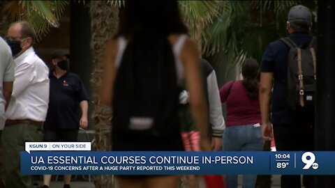 UArizona to continue only 'essential' classes in-person through Oct. 2