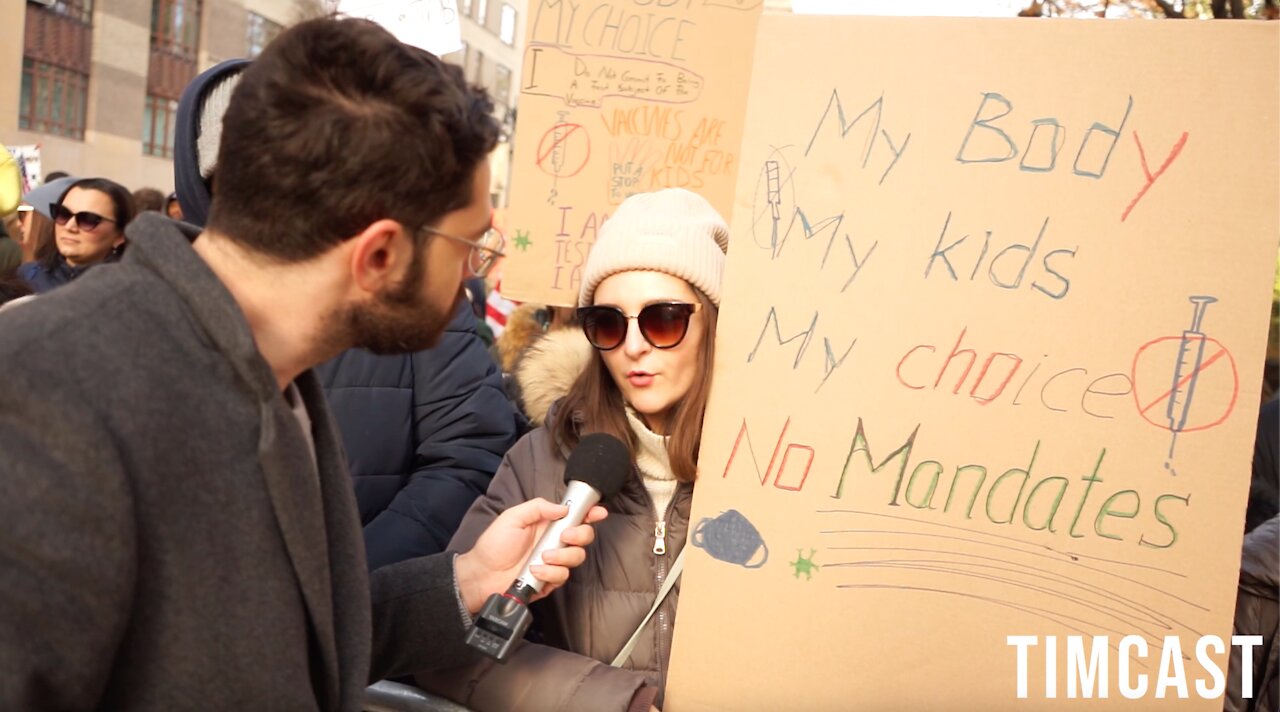 Vaccine Mandate Protest -- NYC