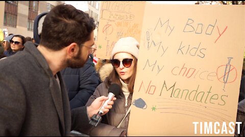 Vaccine Mandate Protest -- NYC