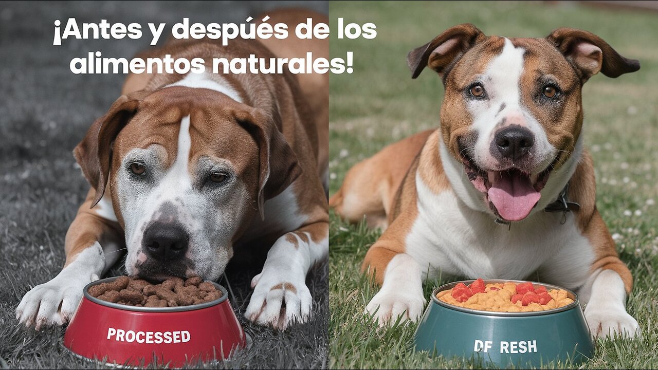 Descubra cómo los alimentos naturales pueden transformar la salud de su perro.