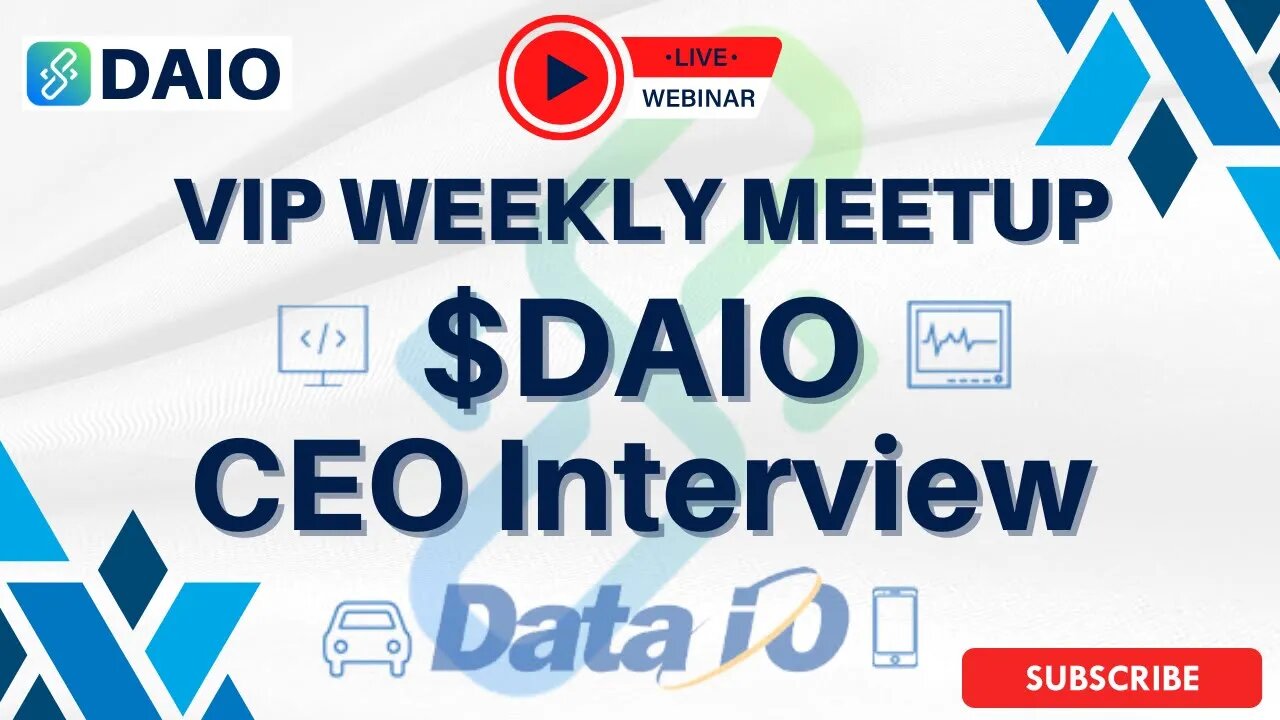 $DAIO CEO Interview | StoryTrading