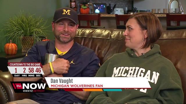 Couple in metro Detroit survive Michigan-Michigan State rivalry