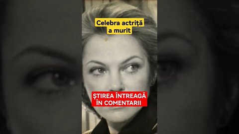 Celebra actriță a murit #shorts