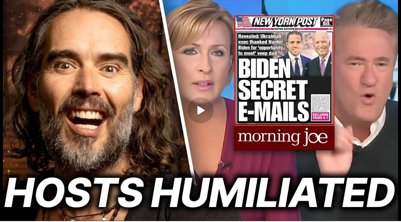 RUSSELL BRAND - Morning Joe Hosts HUMILIATED As This Embarrassing Clip Resurfaces