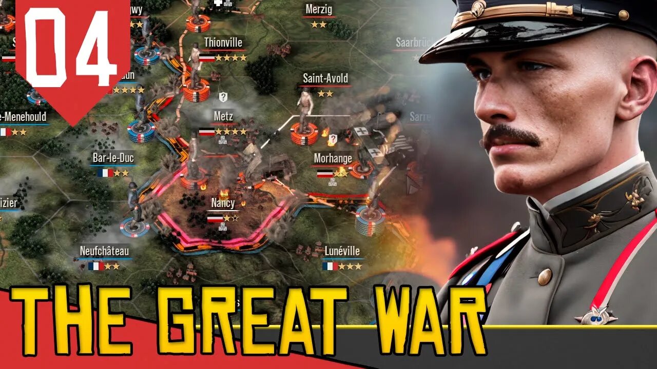 Tomando o PRIMEIRO TERRITORIO - The Great War Western Front #04 [Gameplay PT-BR]