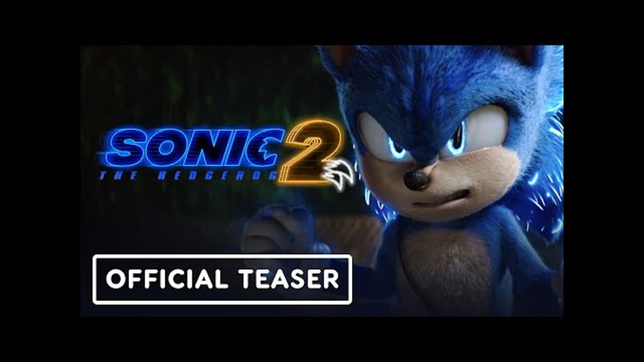 Sonic the Hedgehog 2 - Official Teaser Trailer (2022) Ben Schwartz, Idris Elba, Jim Carrey