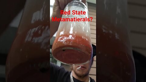 Red State Monoatomics! The Alchemists' red Mercury? RED STATE META-MATIERAL #shorts