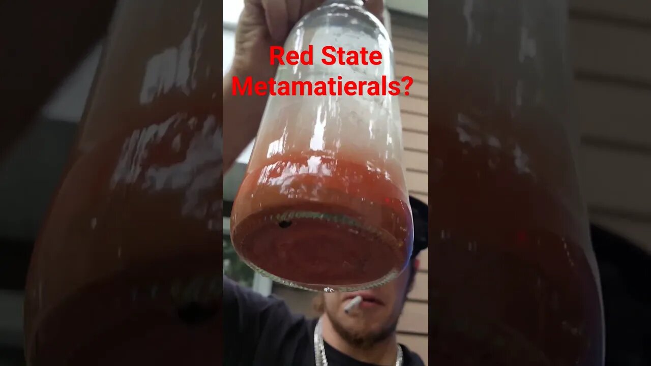 Red State Monoatomics! The Alchemists' red Mercury? RED STATE META-MATIERAL #shorts