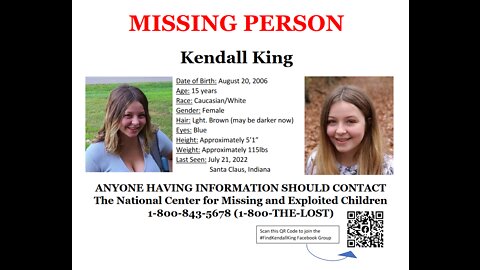 #FindKendallKing Video Update 7/31/2022