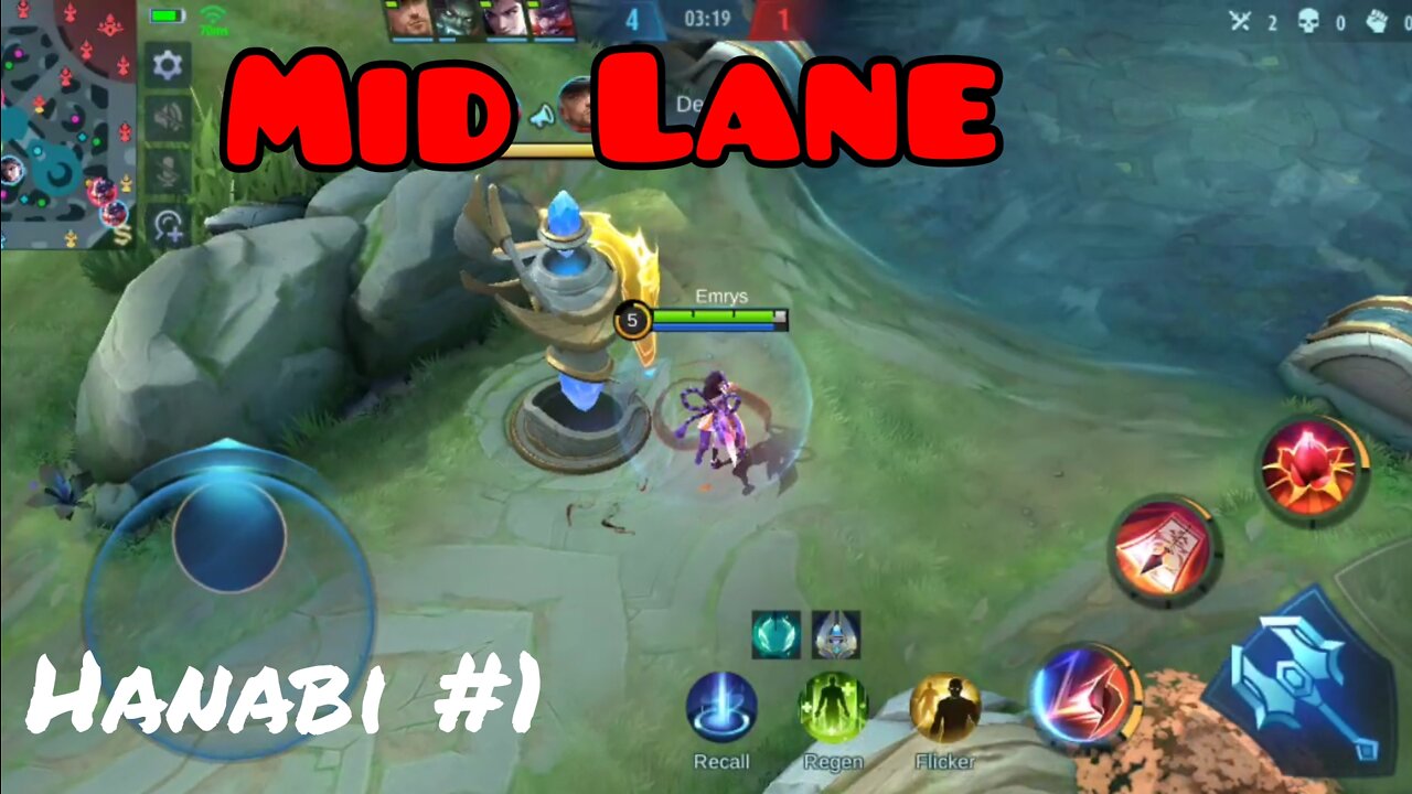 Mobile Legends: Hanabi Gameplay #1- Mid Lane