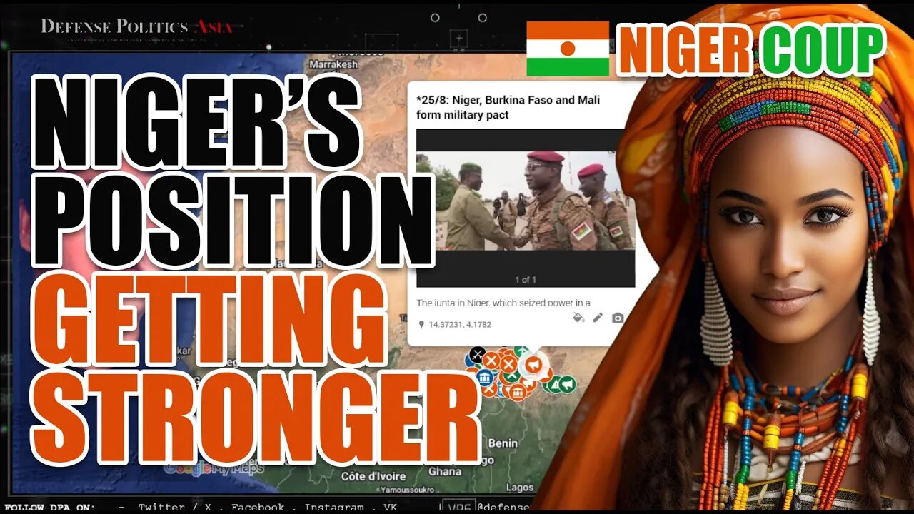NIGER-MALI-BURKINA FASO military pact; Algeria steps in; ECOWAS Tinubu holding back war; France sad