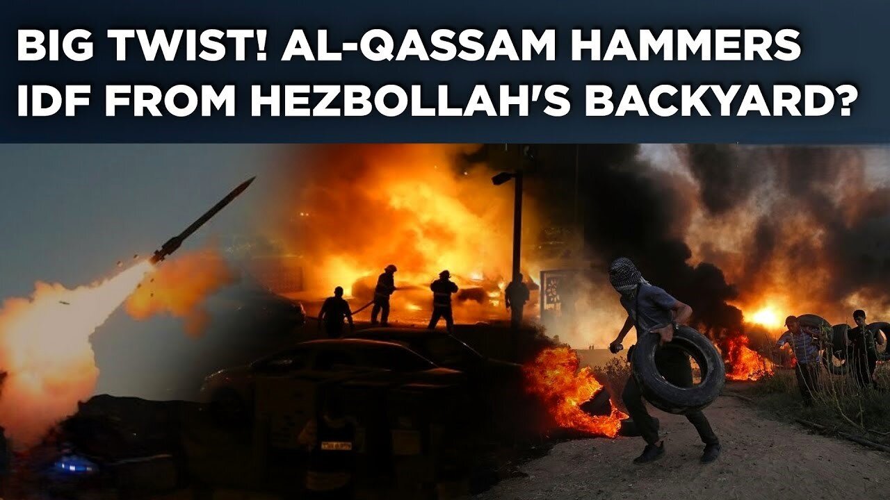 Al Qassam Bombs Israel With 20 Rockets| Hamas Rains Hell On IDF From Hezbollah's Backyard