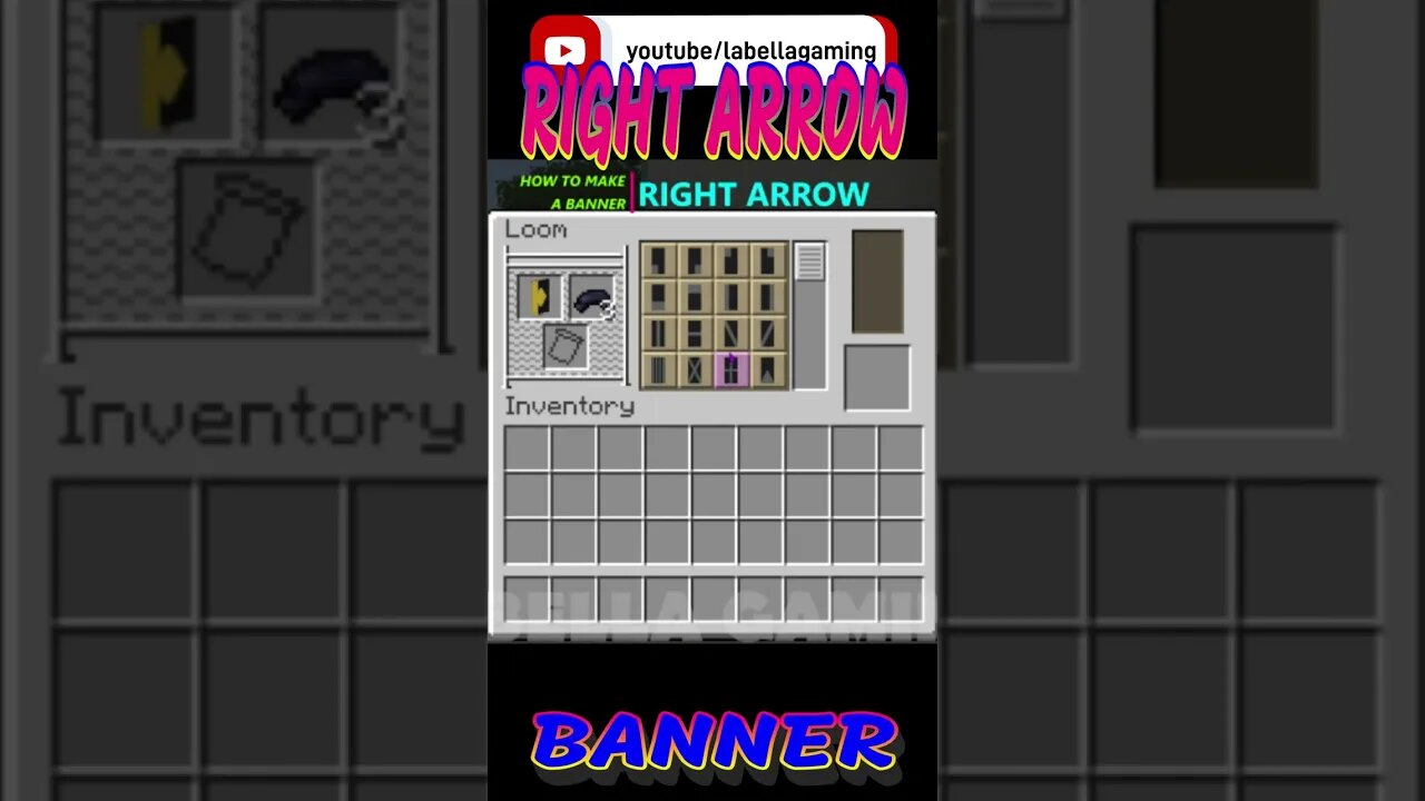 Right Arrow Banner | Minecraft