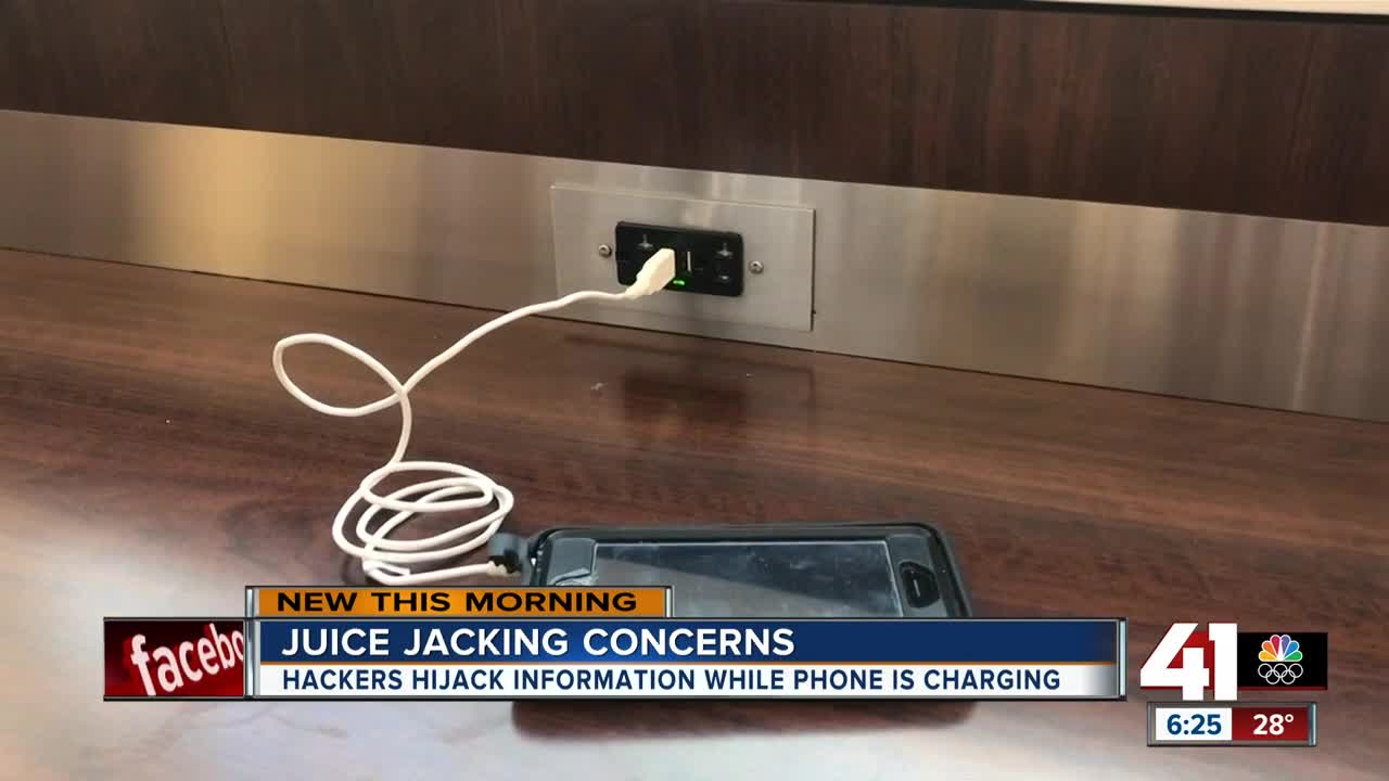Juice jacking concerns
