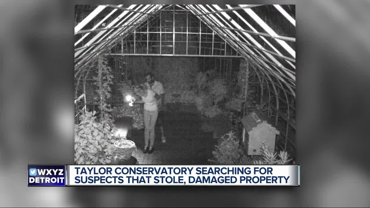 Taylor Conservatory and Botanical Gardens hit by thieves and vandals in the early morning hours.