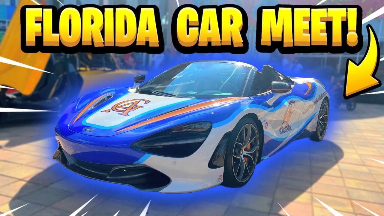 I Went to an INSANE Florida Car Meet! *REVING, SUPERCARS, AND MORE!*