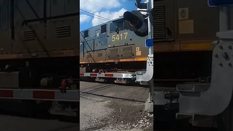 CSX Empty Coke Train Going East Through Fostoria, Train Horn #train #trainhorn #asmr #railway #csx