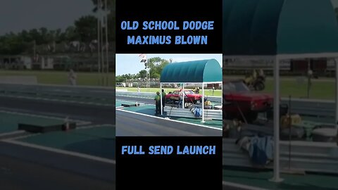 Old School Blown Dodge Maximus Hard Launch! #shorts