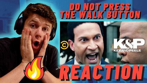 Do Not Press the Walk Button - Key & Peele ((IRISH REACTION!!))