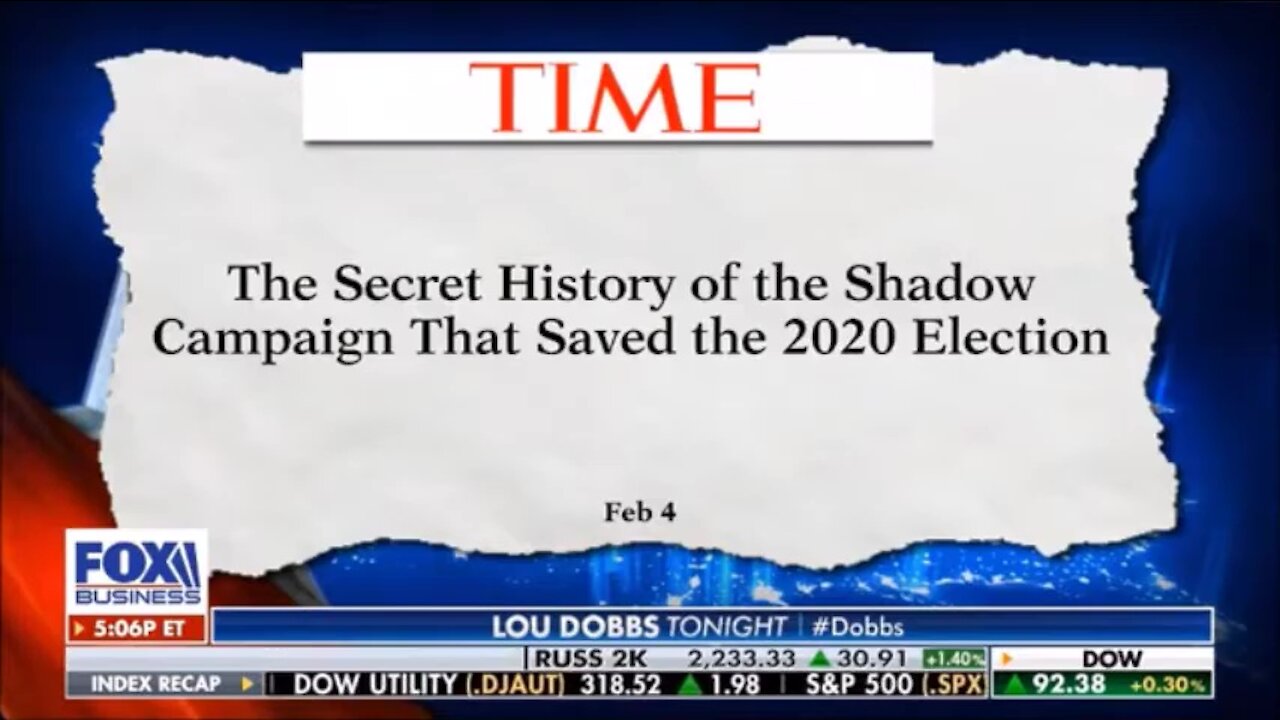 Time Magazine Article Praises "Conspiracy" To Defeat President Trump