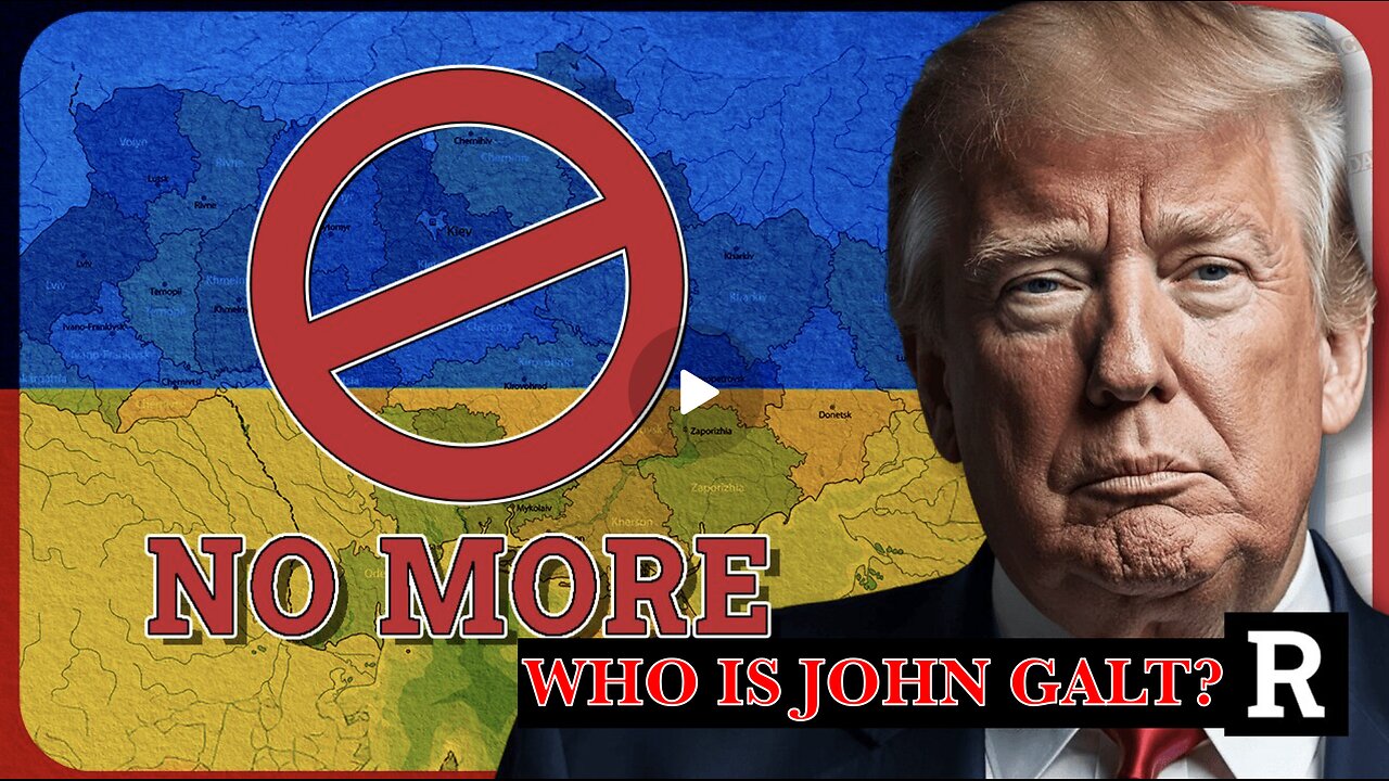 REDACTED W/ "We are DONE with Ukraine! Trump's BOMBSHELL plan revealed. TY JGANON, SGANON, CLIF HIGH