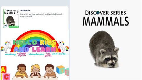 Discover Series - Mammals