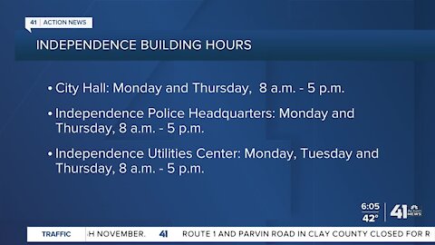 Independence scales back building hours