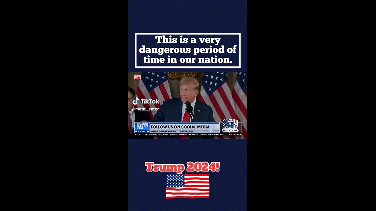 This is a very dangerous period of time in our nation.