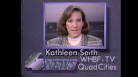 November 8, 1988 - WHBF Kathleen Seith News Bumper & Phil Dawson 10PM Promo