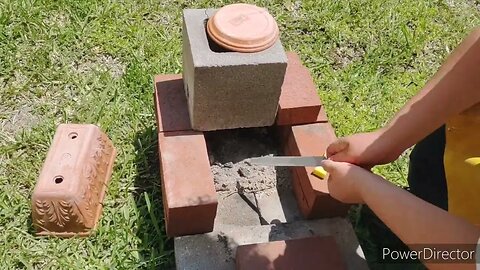 heating up the forge after 4 months