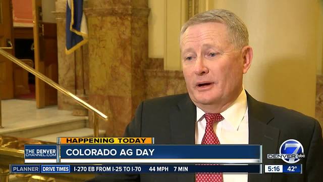 It's Colorado Ag Day and you can get free lunch at the Capitol.