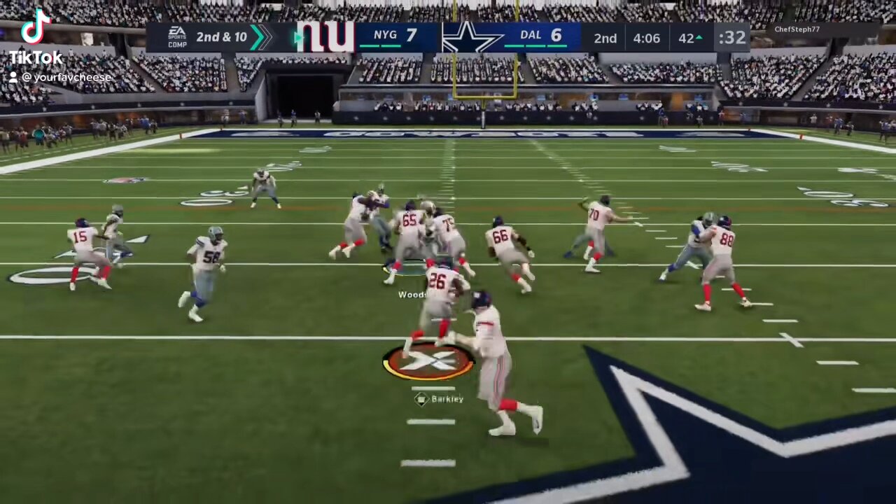 Barkley 43 Yard Touchdown Run! Madden 21