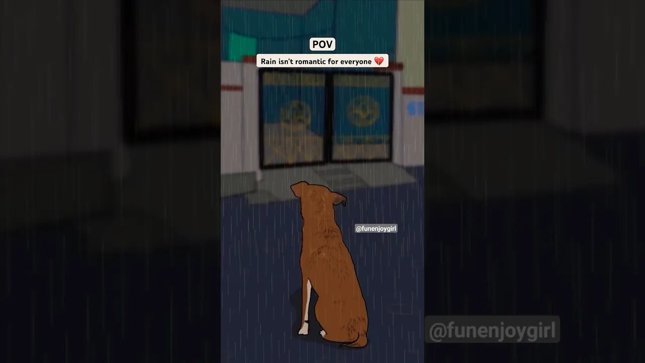 Be kind Let Them In During This Rain 🙏✨#dogs #animals #rain #help /full credit @logokuheYT