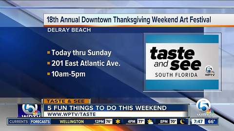 5 fun things to do this weekend