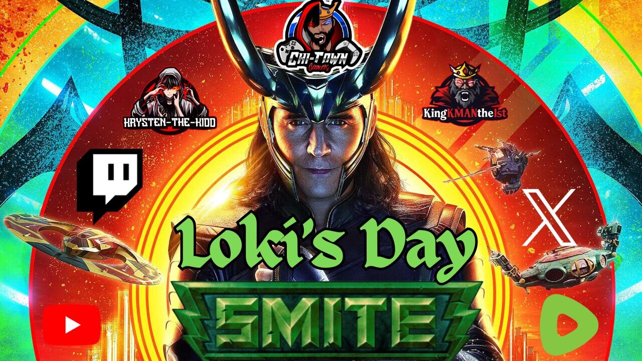 SMITE NIGHT (Loki Day) W/ KingKMANthe1st |Listening To Kid Cudi NEW Album