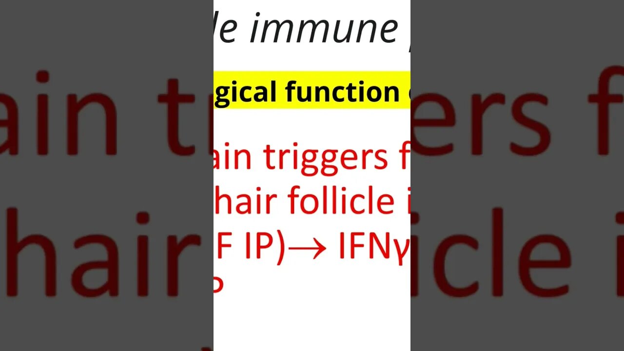 #shorts Unlocking the Secrets of Hair Follicle Immune Privilege