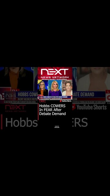 Hobbs COWERS In FEAR After Debate Demand #shorts