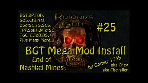 Let's Play Baldur's Gate Trilogy Mega Mod Part 25 - End of Nashkel Mines