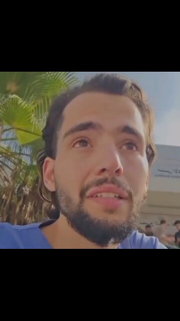 A medical worker sends a message from a hospital in Gaza!