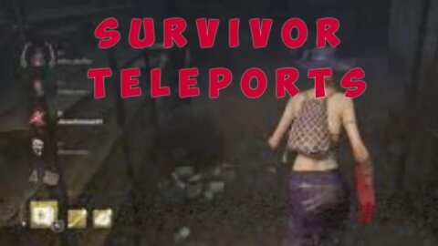 Survivor Teleports then Can't Release From Generator #dead_by_daylight #dbd
