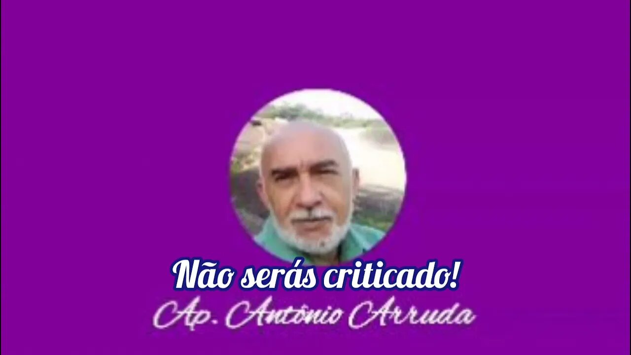 Não serás criticado!