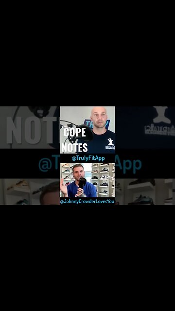 Johnny Crowder joins the Trulyfit Podcast to discuss Cope Notes and all the things mental health!
