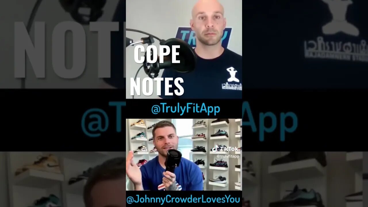 Johnny Crowder joins the Trulyfit Podcast to discuss Cope Notes and all the things mental health!