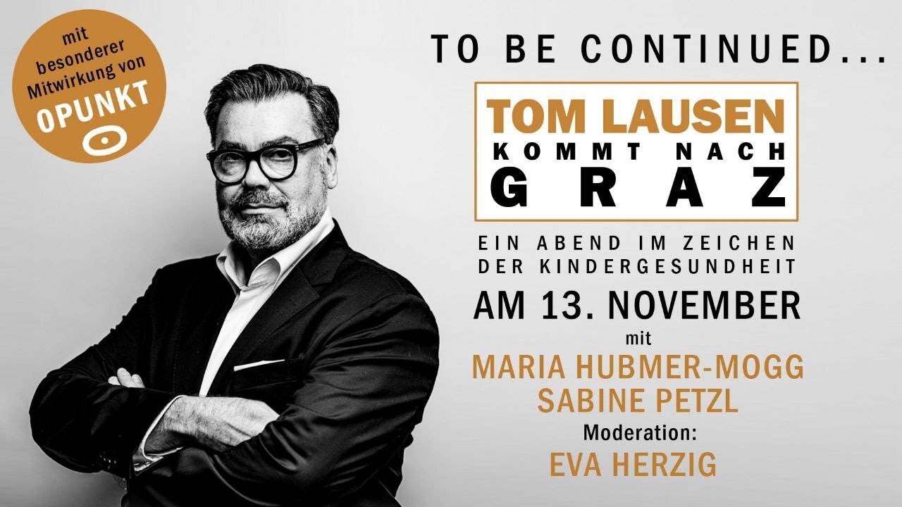 " DIE MANIPULIERTEN DATEN VON BERGAMO & CO " - Tom Lausen - 13. November 2024 - Graz