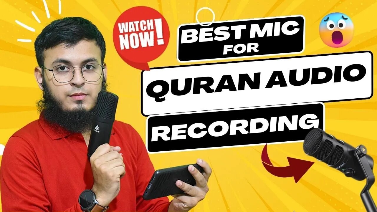 Perfect Mic for Quran Audio Recording : Crystal Clear Quran Recitations : Maono PD-100U #maonomic