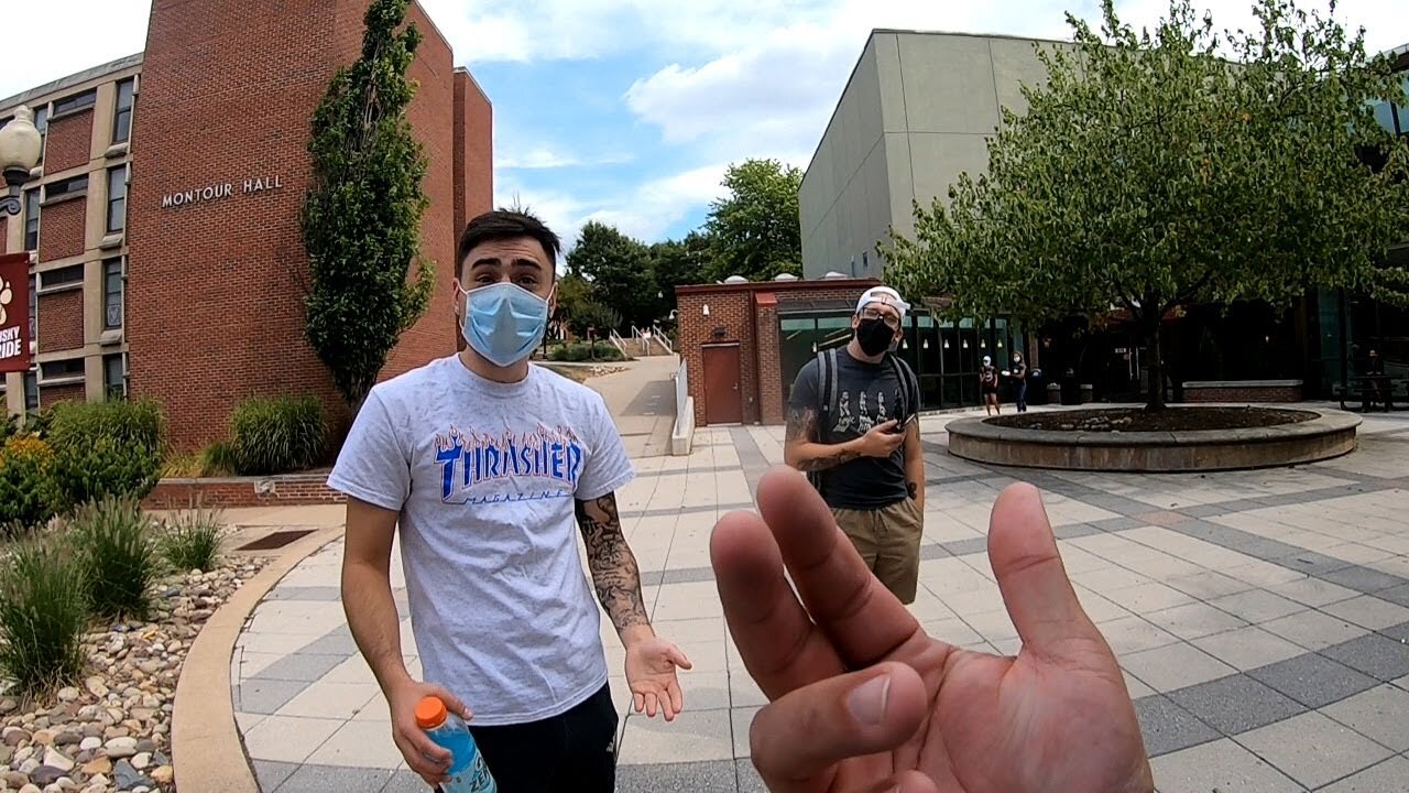 Mask Nazis Go Bonkers on Street Preachers at Bloomsburg University - Kerrigan Skelly - Fall 2020